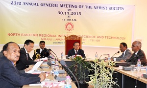 The Governor of Arunachal Pradesh, Shri JP Rajkhowa chairing the 23rd NERIST (North Eastern Regional Institute of Science and Technology) Society Meeting at NERIST, Nirjuli on 30th November 2015.